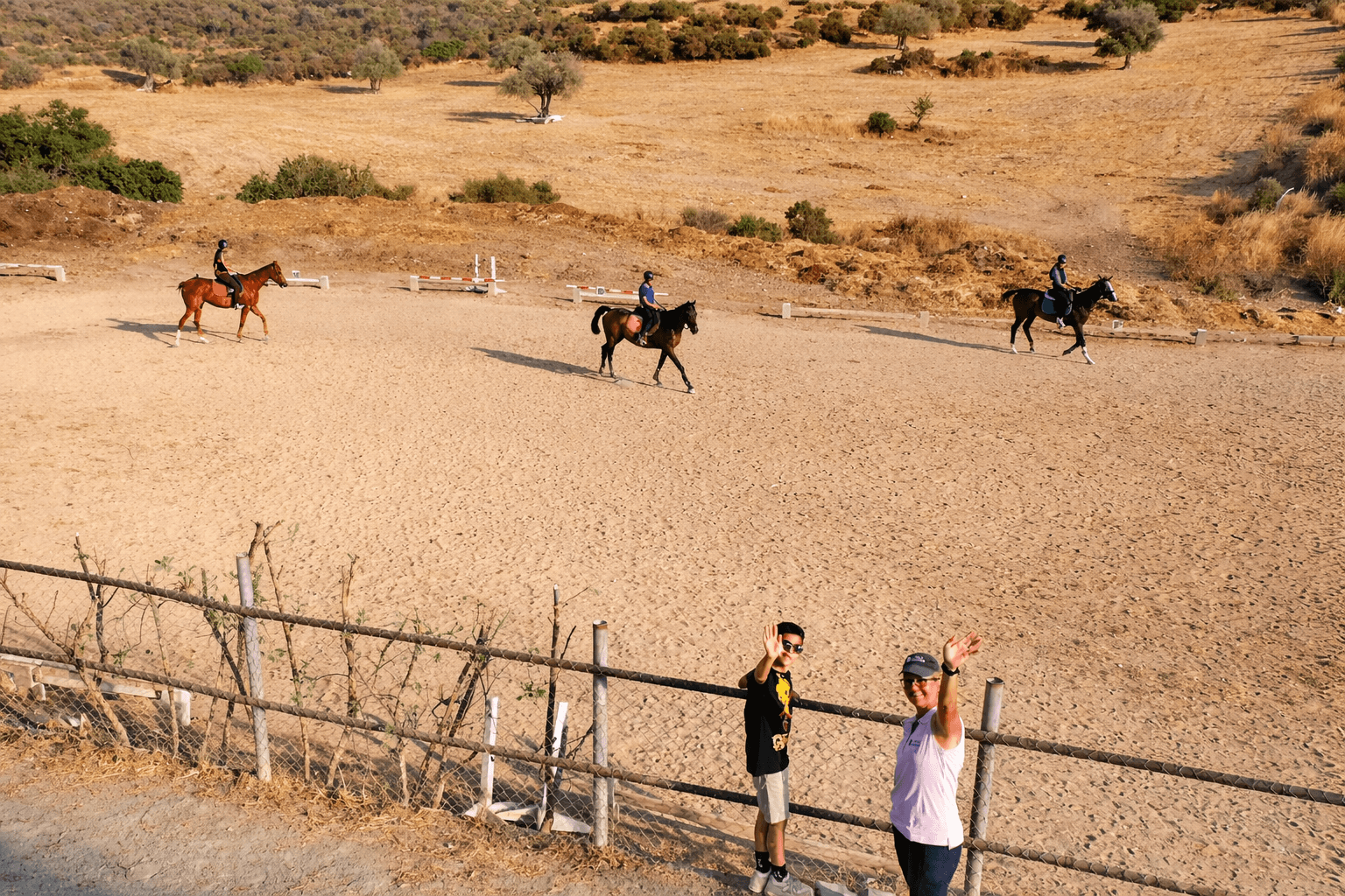 Izy's Ranch horse riding countryside in Limassol, Cyprus